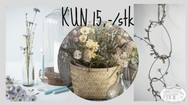 RESTSALG | Kunstige blomster fra Ib Laursen