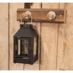 Micro lanterne <br><br> 12,5 x 12,5 x 25 cm <br><br> Sort <br><br>