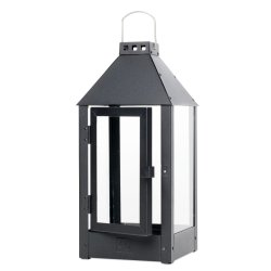 Midi lanterne <br><br> 19 x 19 x 42,5 cm <br><br> Sort