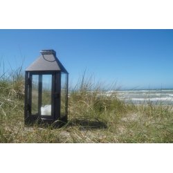 Midi lanterne <br><br> 19 x 19 x 42,5 cm <br><br> Sort