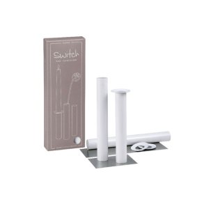 Switch magnetiske stager/vaser � 2,2 cm <br><br> s�t m. 3 stk <br><br> Hvid <br><br> RESTSALG <br>