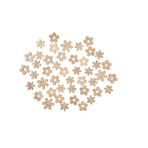 Deko blomster tr� <br><br> 16 stk. i pose <br><br> 