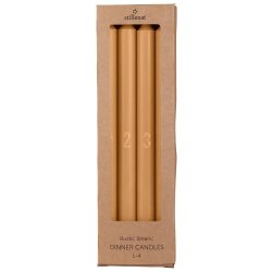 Adventslys - Svanem�rket <br><br> �ske m. 4 kronelys 1-4 <br><br> v�lg farve <br><br>