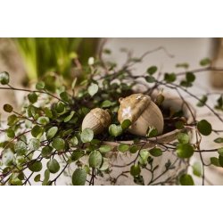 Agern keramik <br><br> Brun / Gr�n <br><br> stor - 4,5 cm <br><br>