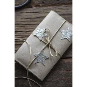 Ark m. 24 stjerne klistermrker <br><br> 