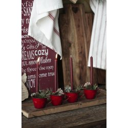 Bakke aflang m. lille kant <br><br> Unika <br><br> B: 15 H: 2 L: 50 cm <br><br> 