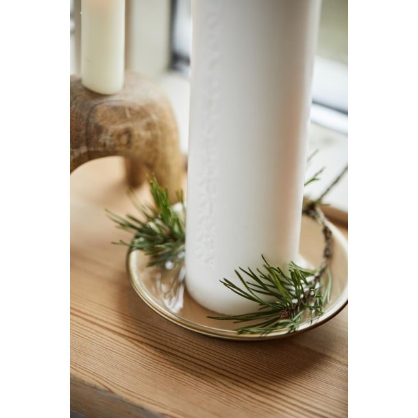 Bakke rund <br><br> Kaffe creme indvendig <br><br> konisk <br><br> H: 2 : 12 cm <br><br>