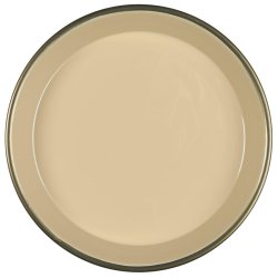 Bakke rund <br><br> Kaffe creme indvendig <br><br> konisk <br><br> H: 3,2 : 24,5 cm <br><br>