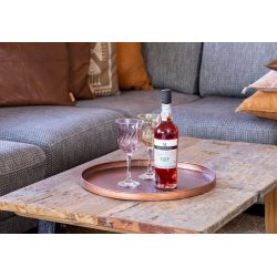 Rund plantebakke <br><br> Kobber look <br><br> Vlg strrelse / st <br><br>