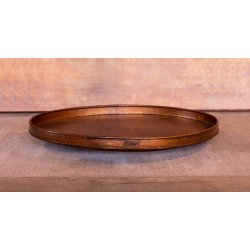 Rund plantebakke <br><br> Kobber look <br><br> Vlg strrelse / st <br><br>