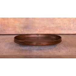 Rund plantebakke <br><br> Kobber look <br><br> Vlg strrelse / st <br><br>