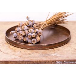 Rund plantebakke <br><br> Kobber look <br><br> Vlg strrelse / st <br><br>