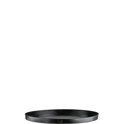 Rund bakke <br><br> sort <br><br> maxi - �50 x h2 cm <br><br> 