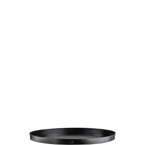 Rund bakke <br><br> sort <br><br> maxi - �50 x h2 cm <br><br> 