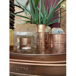 Rund plantebakke <br><br> Kobber look <br><br> Vlg strrelse / st <br><br>