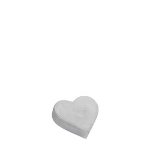 Hjerte - beton <br><br> Stor - 12 cm <br><br>