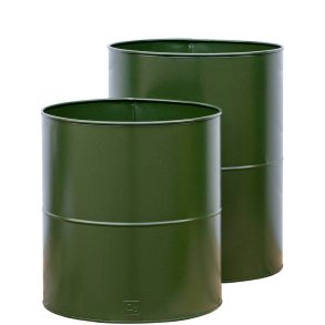 Blomsterspand <br><br> oliven <br><br> ST af 2 str.