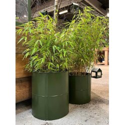 Blomsterspand <br><br> oliven <br><br> Midi - 27 x H28 cm