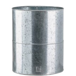 Blomsterspand <br><br> zink <br><br> Maxi - 29 x H35 cm