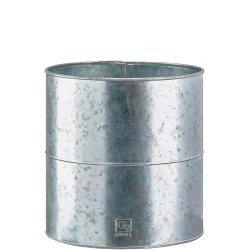 Blomsterspand <br><br> zink <br><br> Midi - 27 x H28 cm