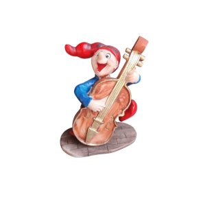 Bramming nisse <br><br> m. kontrabas <br><br> h 10 cm <br><br>