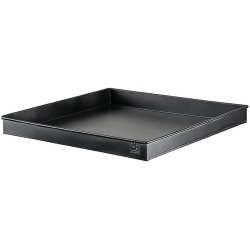 Firkantet bakke <br><br> sort <br><br> mega - 64 x 64 x 4 cm <br><br>