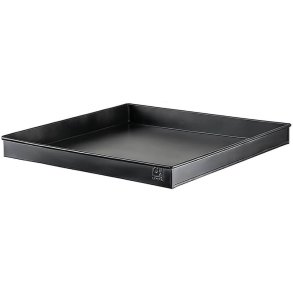 Firkantet bakke <br><br> sort <br><br> mega - 64 x 64 x 4 cm <br><br>