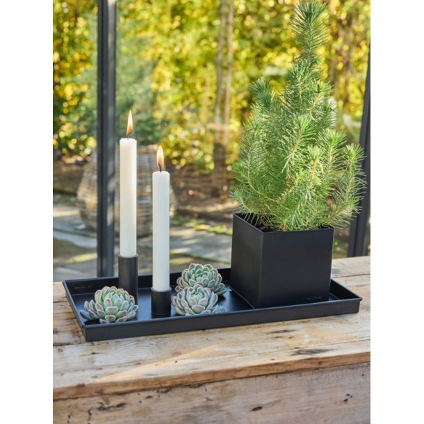 Rektangulr bakke <br><br> sort  <br><br> mini - 40 x 18 x 2 cm <br><br> 