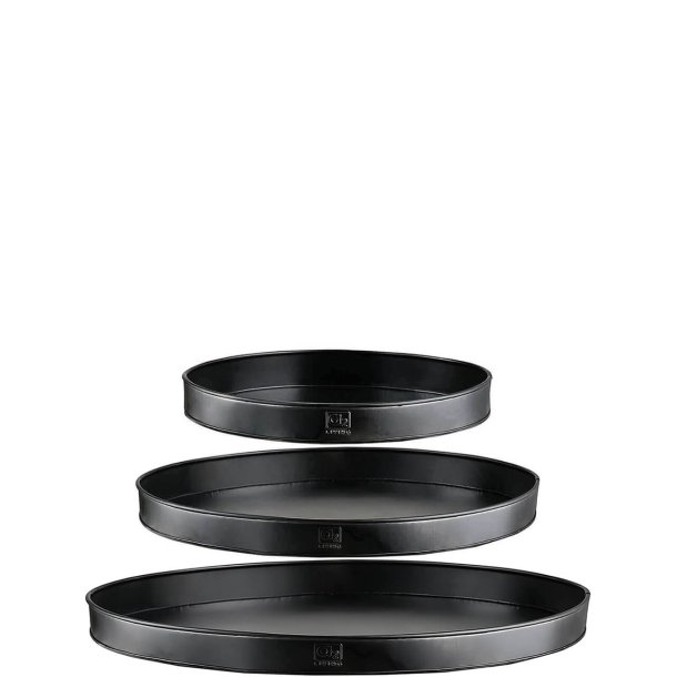 Runde bakker <br><br> sort <br><br> ST af 3 str