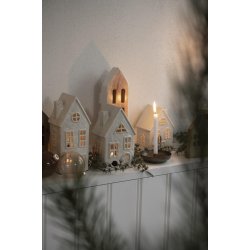 Hus t/ fyrfadslys <br><br> V�lg mellem 5 varianter <br><br> 