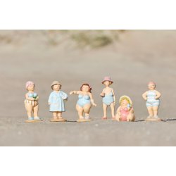 Damer i badetj <br><br> Stranddronninger <br><br> Vlg mellem 6 slags <br><br> 