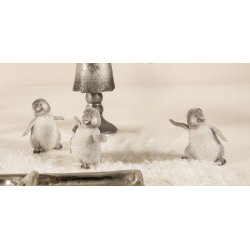 Dansende pingviner <br><br> s�t af 3 <br><br> RESTSALG <br><br>