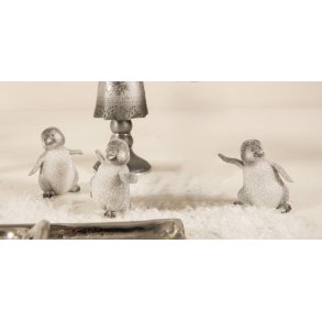 Dansende pingviner <br><br> s�t af 3 <br><br> RESTSALG <br><br>