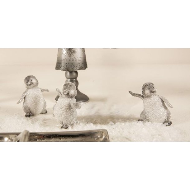 Dansende pingviner <br><br> s�t af 3 <br><br> RESTSALG <br><br>