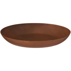 Fad / Stage til bloklys <br><br> Antik brun <br><br> � 15 cm <br><br>