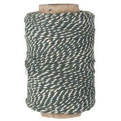 Dokumentgarn <br><br> 30 m <br><br>grn/hvid <br><br> 