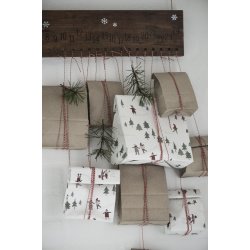 Dokumentgarn <br><br> 50 m <br><br> rd/hvid <br><br>