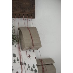 Dokumentgarn <br><br> 50 m <br><br> rd/hvid <br><br>