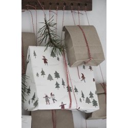 Dokumentgarn <br><br> 50 m <br><br> rd/hvid <br><br>