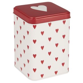 Kagedse m. hjerter <br><br> firkantet <br><br> 8,7 x 12,5 cm <br><br>