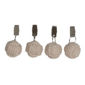 Dugv�gte knude <br><br> s�t med 4 stk. <br><br> off white <br><br>