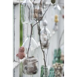 Flaske m. wire 1000 ml <br><br> 22,5 cm <br><br> 