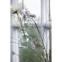 Mini flaske m. wire 30 ml <br><br> 6,5 cm <br><br>