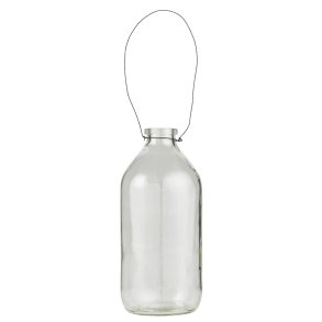 Flaske m. wire 500 ml <br><br> 17,5 cm <br><br> 