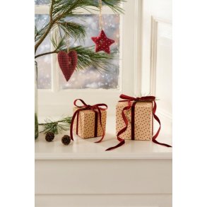 Foldeske med rde hjerter <br><br> lille <br><br> 