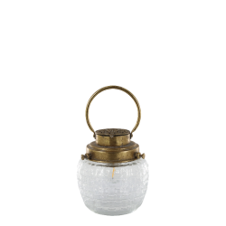  Fransk staldlanterne m. pre <br><br> med timer <br><br> 