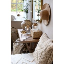  Fransk staldlanterne m. pre <br><br> med timer <br><br> 