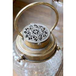  Fransk staldlanterne m. pre <br><br> med timer <br><br> 