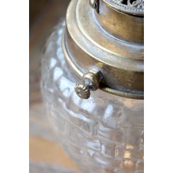  Fransk staldlanterne m. pre <br><br> med timer <br><br> 