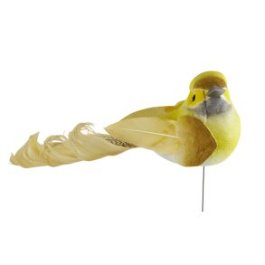 Gul fugl <br><br> 9 cm <br><br> 